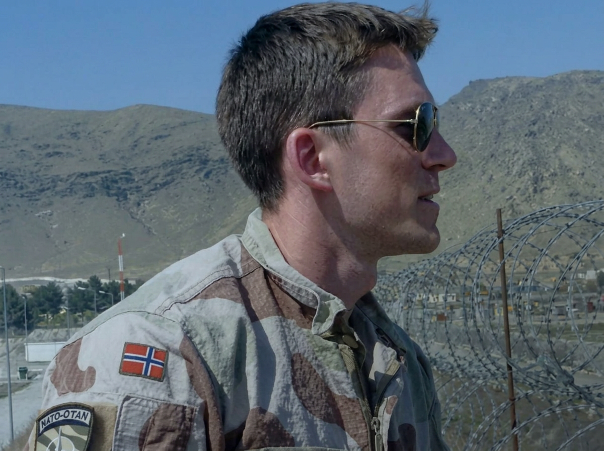 Per Magne Helseth in Norwegian Armed Forces uniform on deployment in Afghanistan