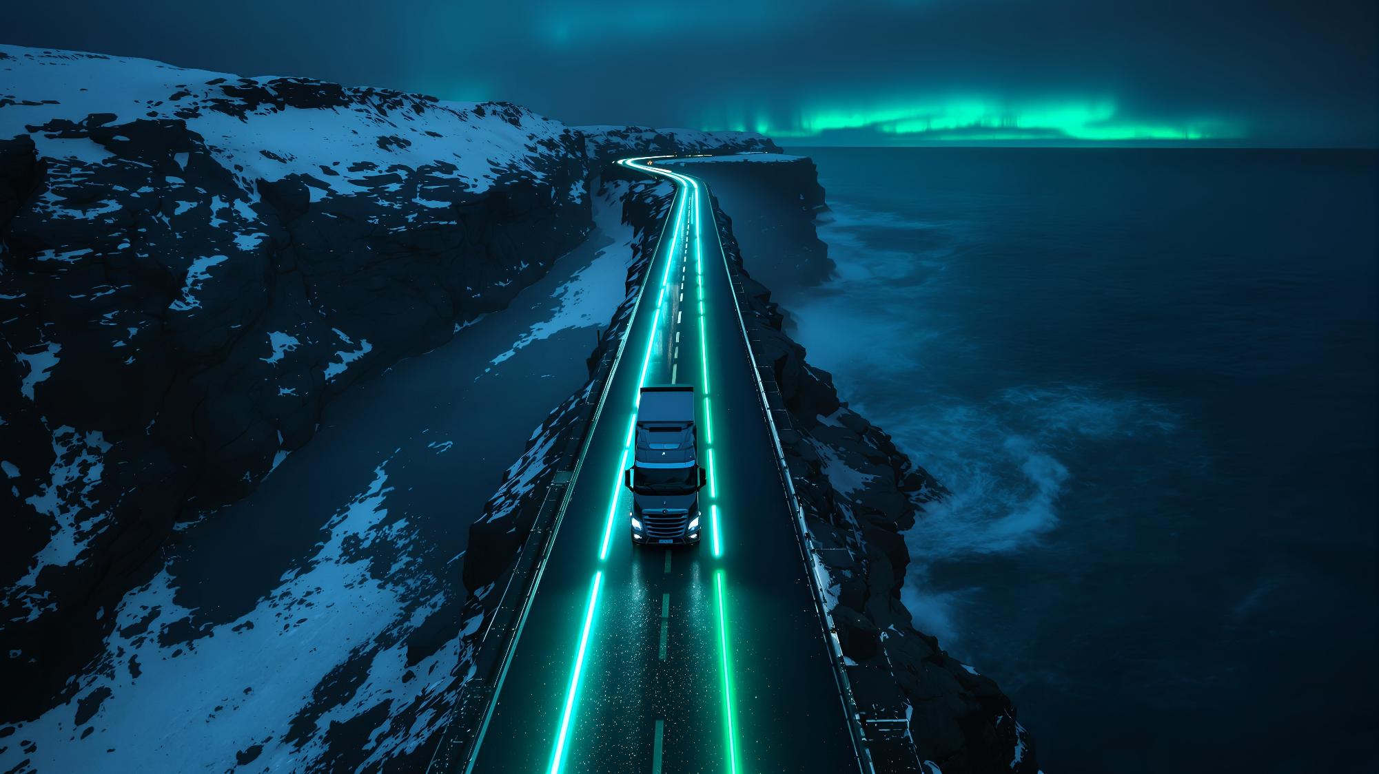 Live tracking on a coastal route