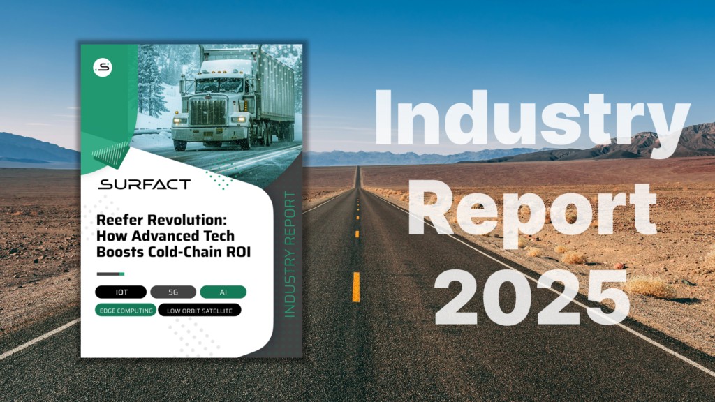 Cover of the Surfact Industry Report 2025 on cold chain logistics